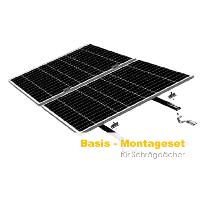 Montageset Schrägdach mit Dachhaken